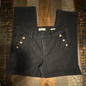 👖Nine West Women’s Denim Jeans Trousers Gold Accents Size 10
